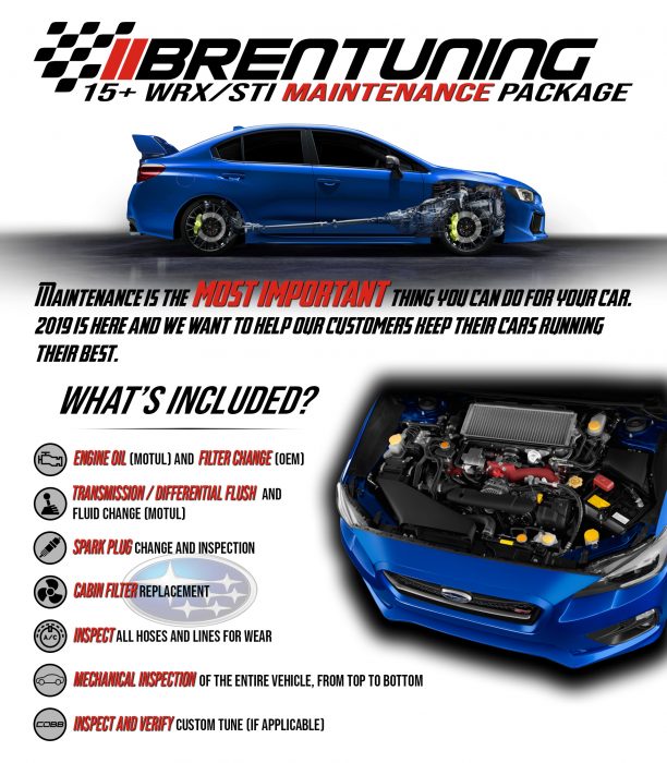 Subaru WRX / STi 30,000 Mile Service